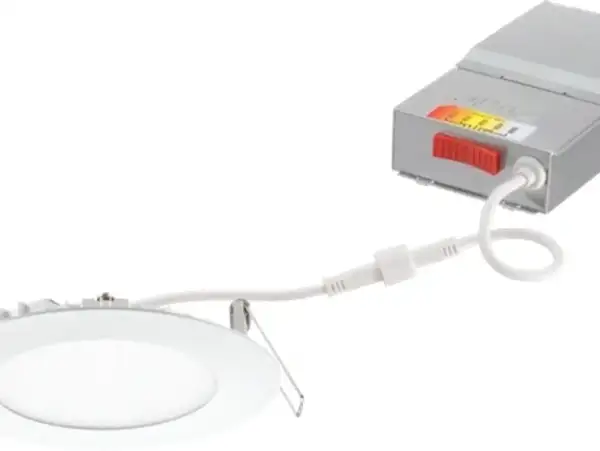 JUNO Switchable White Flat LED Wafer Canless Downlight 4 Inch